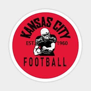 Classic 1960 Kansas City Football Vintage Magnet